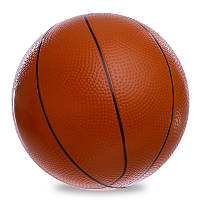 Мяч резиновый баскетбольный Legend 1905 диаметр 22см вес 200г Brown