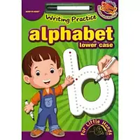 Writing Practice For Little Hands Alphabet Lower Case (with w/board marker pen)