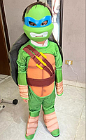 Детский карнавальный костюм для мальчика Черепашки Ниндзя р. 110-145 M 120-135