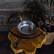 Садж для розігрівання та подавання шашлика кований 36 см, фото 4