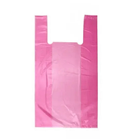 Пакет п/е "Майка" 22*36см 100шт/уп рожева "Горинич"