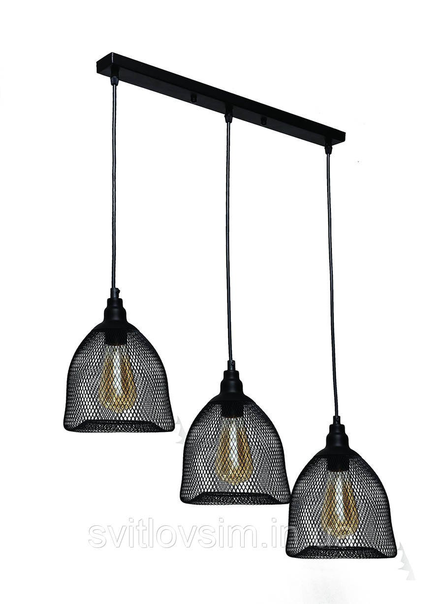Підвісний світильник 707P144F-3 BK (500), фото 1