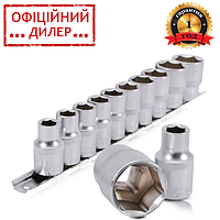 Набор головок на планке INTERTOOL ET-6011 (10-24, 1/2", 10 ед.)