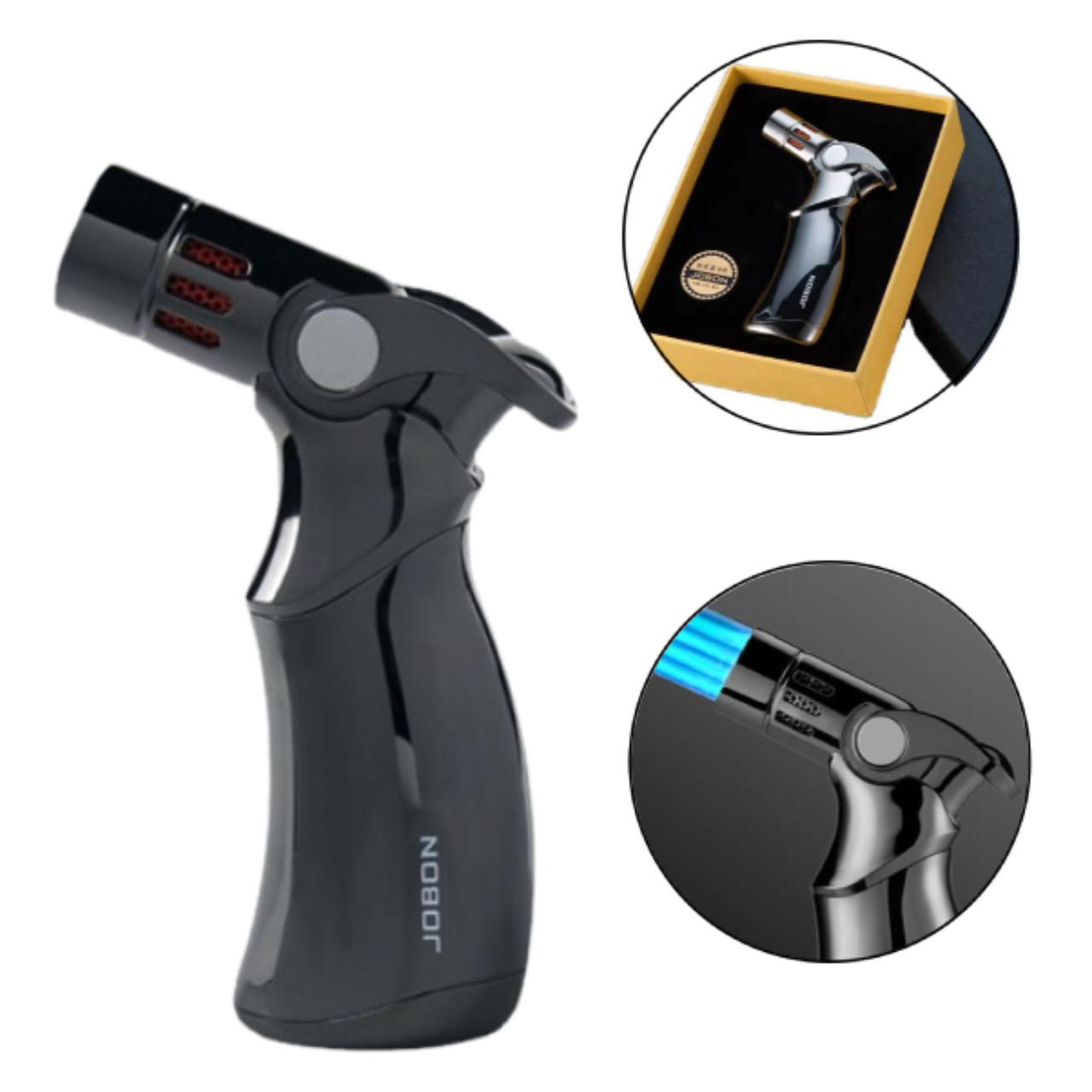 Газовая зажигалка. Ветрозащитная зажигалка. Зажигалка в подарочной ...