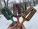 Щітка для волосся дитяча Olivia Garden Fingerbrush Сare Mini Кids Yellow ID1819, фото 6