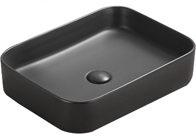 Умивальник (раковина) MEXEN VENA 50 BLACK MATT накладний *