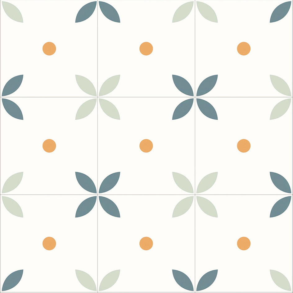 Мініатюра підлога Конюшина 30*41 см Біла, фото 1