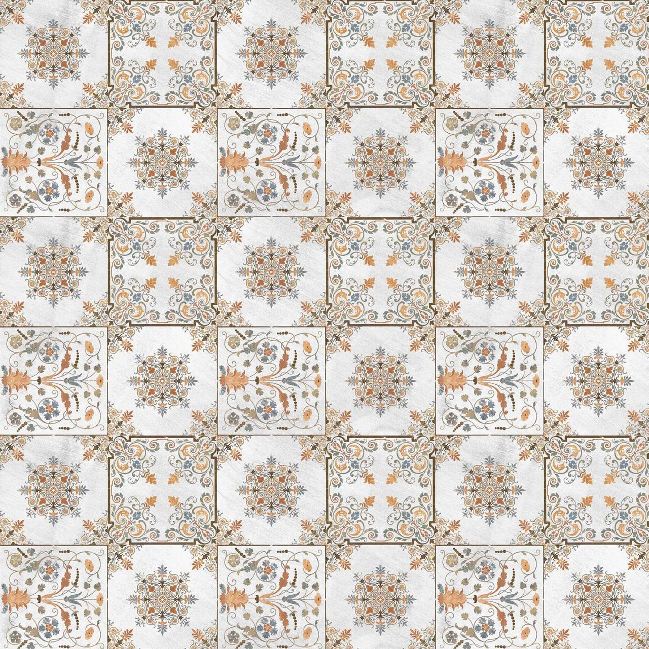 Мініатюра підлога Ретро 30*41 см Блакитний з коричневим, фото 1