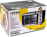 Духовка електрична настільна з конвекцією 45 л Rotex ROT452-CB Конвекційна електрична піч, фото 3