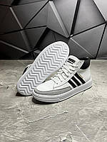 Ботинки мужские спортивные зимние кроссы белые Adidas АБ-4 0.8 Toywo Черевики чоловічі спортивні зимові кроси