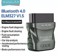 Автомобільний OBD2 діагностичний сканер KUULAA ELM327 V1.5 Bluetooth для Android, iOS, Windows