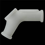 Насадка Silk Knights Ring With Scrotum Sleeve white, фото 4