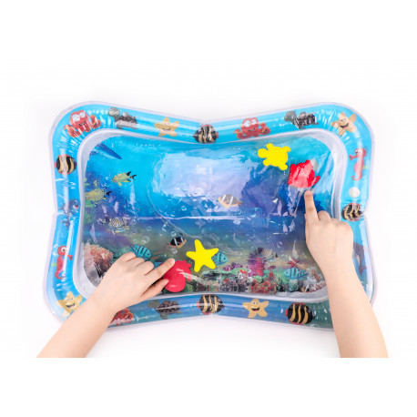 Надувний сенсорний дитячий водний килимок Sensory Toys, фото 1
