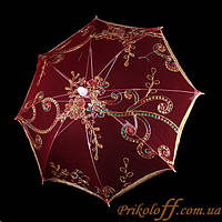 Зонтик для фотосъемки и прогулок Красный