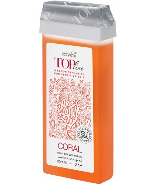 Віск касетний ItalWax Top Line 100 мл Корал