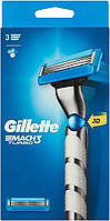 Станок Gillette TURBO 2 касети, Gillette, Арт.42924