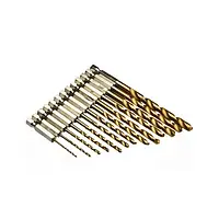 Набір свердел із шестигранником 1/4" для металу 13 шт. для шурупокрута