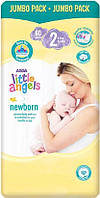 Подгузники Asda Little Angels Newborn 2 (4-8 кг) 60 шт (5063089054475)