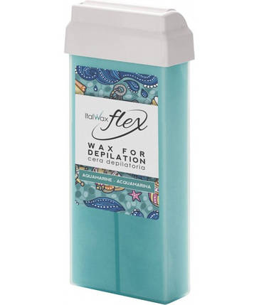 Віск касетний Аквамарин ItalWax Flex Aquamarine 100 мл, фото 1