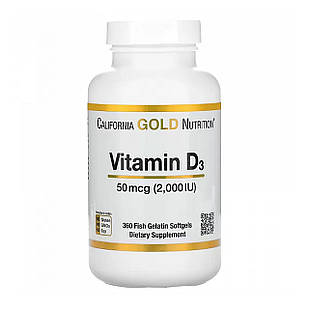 Вітамін D3 (Vitamin D3) 2000 МО 360 капсул CGN-01180