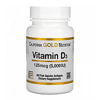 Витамин D3 (Vitamin D3) 5000 МЕ 90 капсул CGN-01065