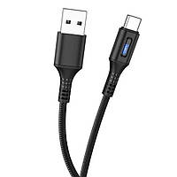 Кабель HOCO U79 USB AM to Type-C 2,4A 1,2m Black