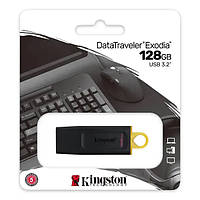 Флешка KINGSTON DataTraveler Exodia 128 GB USB 3.2 Black+Yellow
