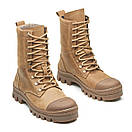 Берці зимові військові шкіряні койот Арт-112, фото 2