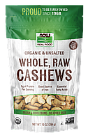 Орехи кешью NOW Foods, Real Food Whole Raw Cashews сырые, несоленые, 284 г