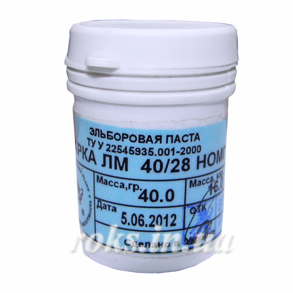 Паста Эльборовая ЛМ 60/40 НОМГ 40г