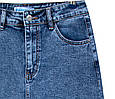 Модна довга джинсова спідниця максі 85 см світло-синього кольору, фото 6