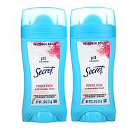 Дезодоранти зі збалансованим pH Secret (pH Balanced Deodorant Invisible Solid, Powder Fresh Twin Pack) 73 г