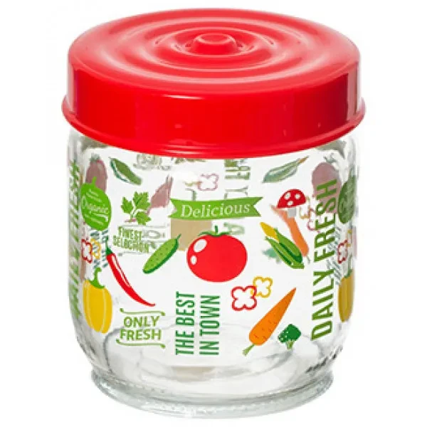 Банка для зберігання HEREVIN Vegetables 171341-052 Red 425 мл