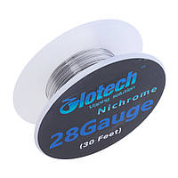 Нихромовая проволка 28 AWG (d=0,32mm) 30 feet Cr20Ni80