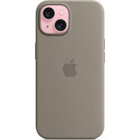 Чехол для мобильного телефона Apple iPhone 15 Silicone Case with MagSafe Clay (MT0Q3ZM/A) d