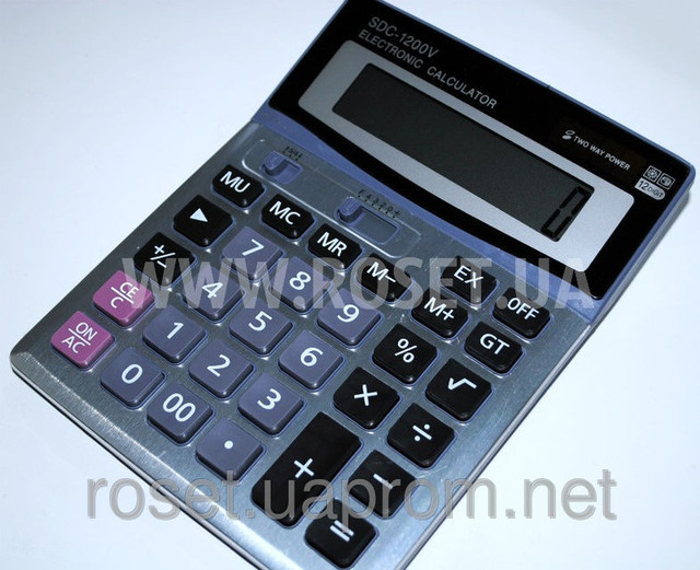 Профессиональный настольный калькулятор - SCD-1200V. Новости компании ...