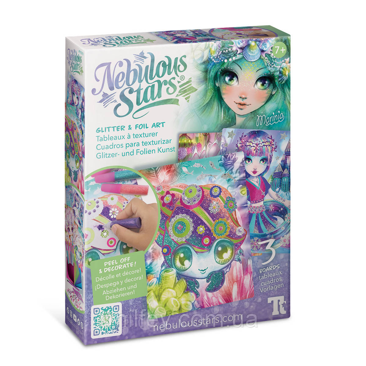 Набір для творчості - Зоряні блискітки та фольга Nebulous Stars, фото 1