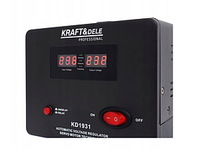 Стабілізатор напруги струму Kraft & Dele AVR 1000ВА 230В, фото 4