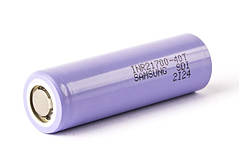 Акумулятор Li-Ion 21700 Samsung INR21700-40T (RECLAIMED) 4000 мА·год 35 А amc