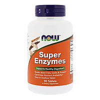 Пищеварительные ферменты (Super Enzymes) 90 таблеток NOW-02960