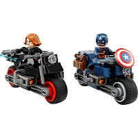 Конструктор LEGO Marvel Мотоциклы Черной Вдовы и Капитана Америка 130 деталей (76260) d