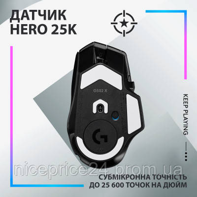 Мышка Logitech G502 X Plus Wireless Black (910-006162) d - фото 4 - id-p2048052452