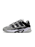 НОВИНКА Мужские кроссовки Adidas Originals Niteball White Gray Black (топовые) адидас