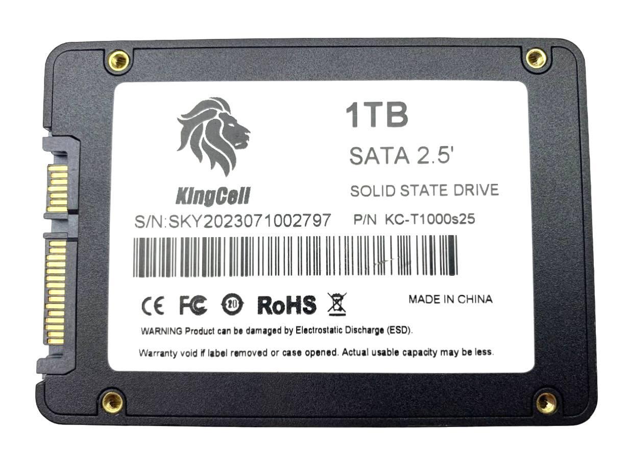 Накопичувач SSD 2.5" 1TB KingCell KC-T1000s25 R530MBs W500MBs SATA III 7мм, фото 1