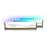 Модуль памяти для компьютера DDR5 64GB (2x32GB) 6400 MHz Redline RGB White Mushkin (MLB5C640BGGP32GX2) d