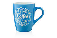 Керамическая чашка Ardesto Coffee с узором 330мл Синий (AR3469BL)