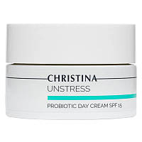 Дневной крем для лица с пробиотическим действием, Christina Unstress Probiotic Day Cream SPF15