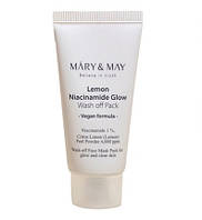 Маска для обличчя з ніацинамідом Mary&May Lemon Niacinamide Glow Wash Off Pack 30 г