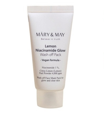 Маска для обличчя з ніацинамідом Mary&May Lemon Niacinamide Glow Wash Off Pack 30 г, фото 1