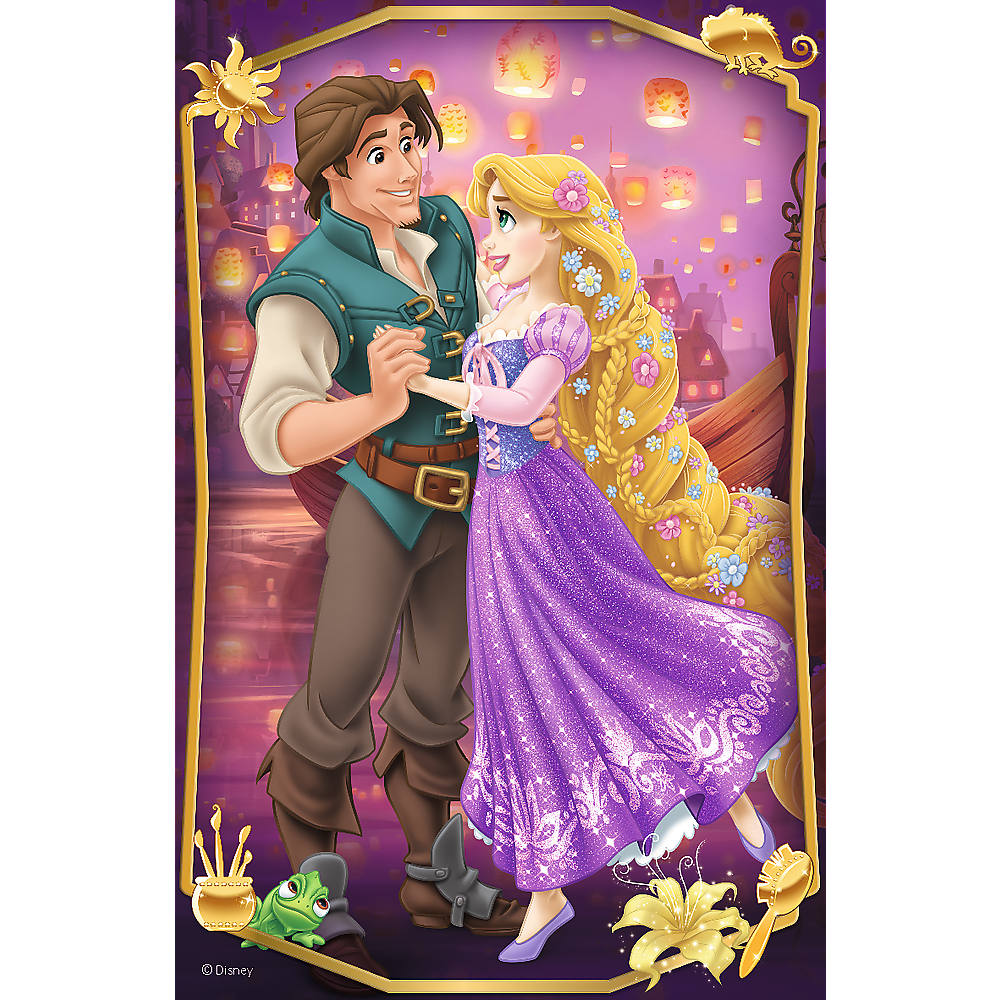 Пазли - (54 елм. Міні) - "Чарівні принцесиі" / Дісней принцеси / (54191)/Trefl